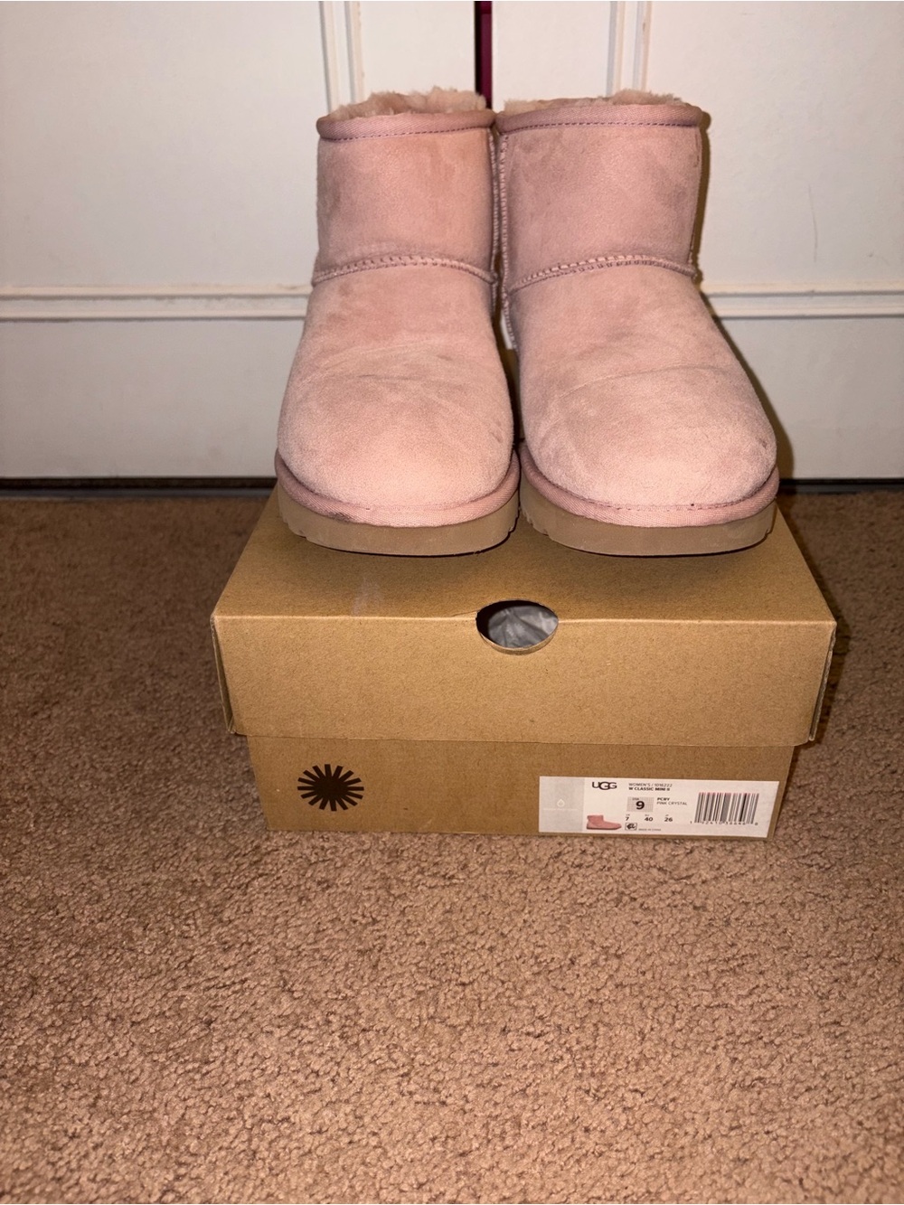 UGG Classic Mini Boot in Crystal Pink